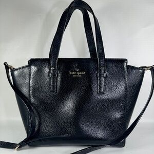 Kate Spade Black Leather Hand/Shoulder Bag